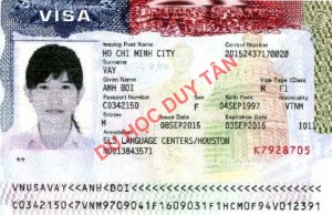 Du học Mỹ - Chúc Mừng Vày Bội Anh đã đậu visa du học Mỹ!